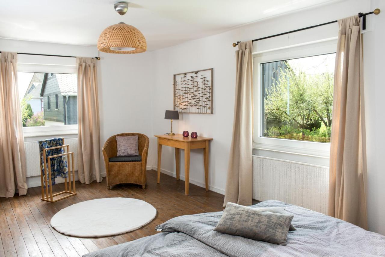 Ferienwohnung Stein Mit Sauna Hasselbach ภายนอก รูปภาพ